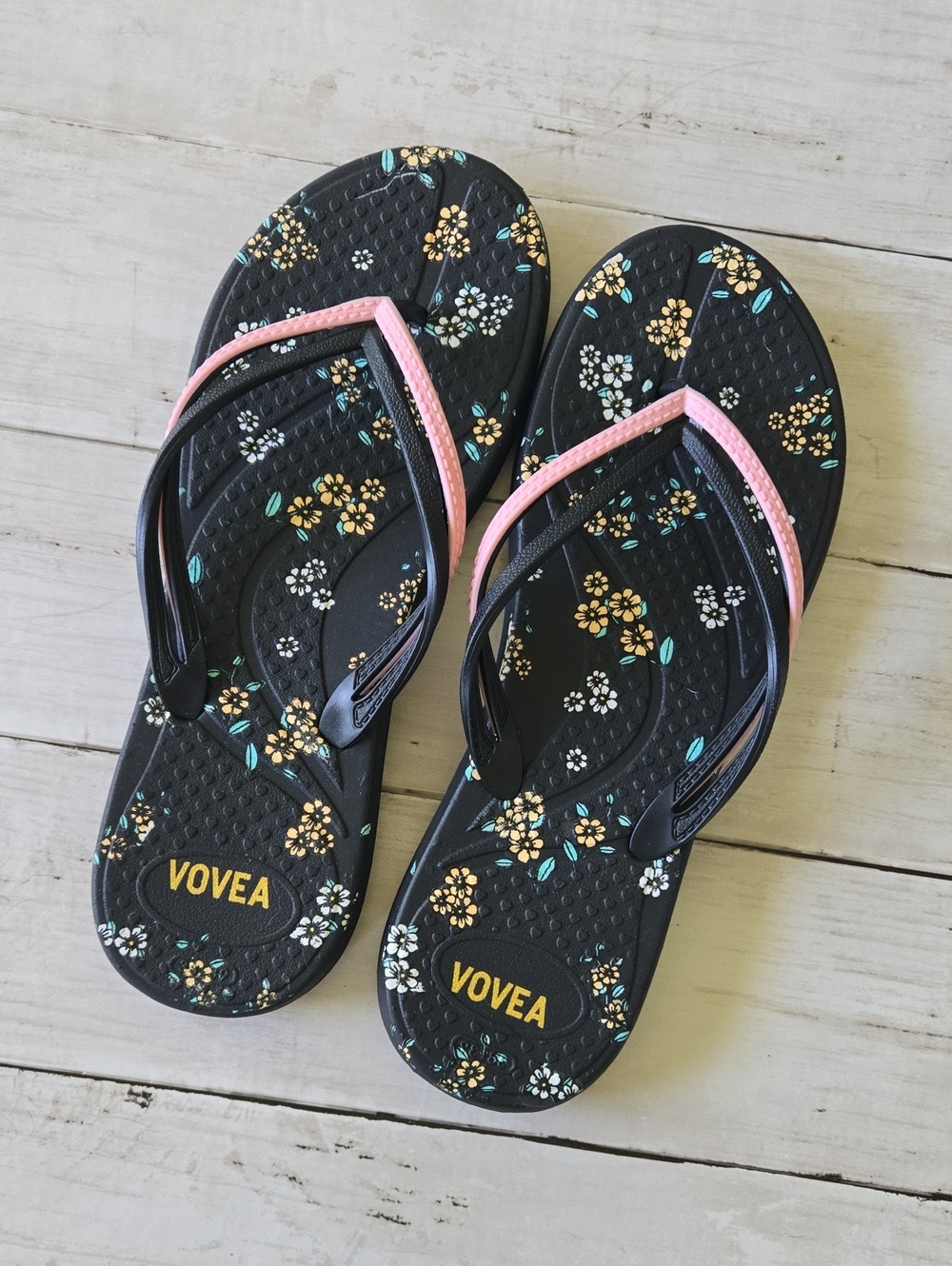 VOVEA Floral Flip Flops